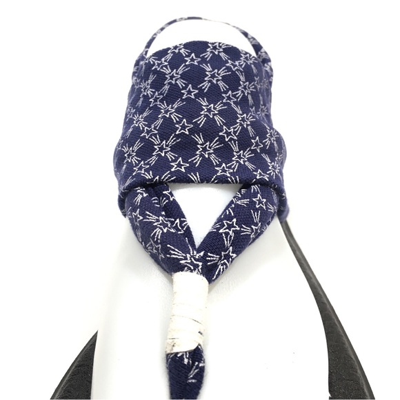 SANUK YOGA SLING PATRIOT SANDALS -BLUE STARS JERSEY -US 11 -NEW - Picture 4 of 10